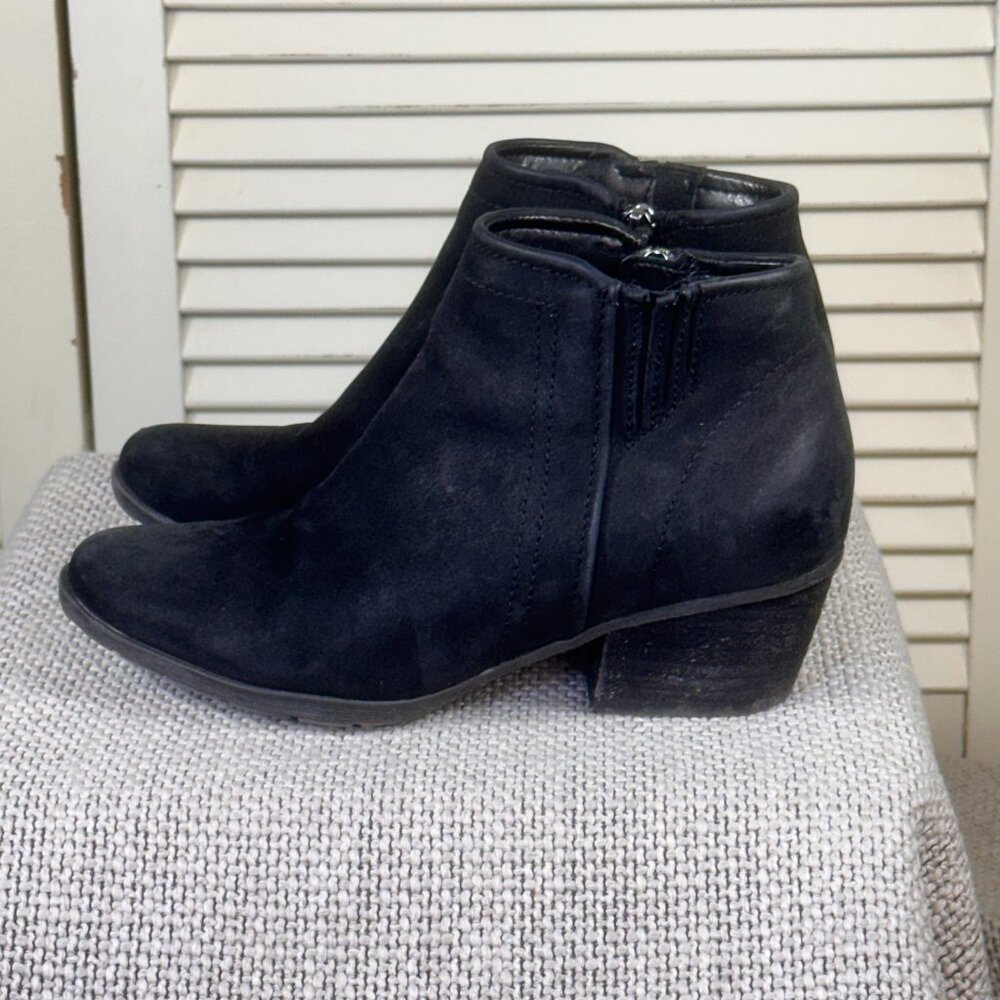 Blondo Vali 2.0 Waterproof Black Suede Ankle Boot Womens Size 6 Bootie MSRP $145 - Picture 5 of 7